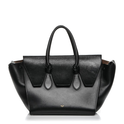 Celine Smooth Calfskin Small Tie Knot Tote Black 1 of 6
