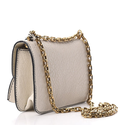 Christian Dior Canyon Grained Lambskin Small Dioraddict Flap Bag Ivory 3 of 10