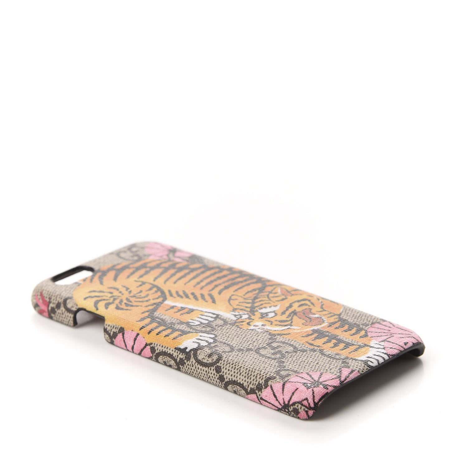 GG Supreme Monogram Bengal Print iPhone 7/8 Case Beige Pink