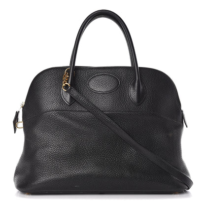 Hermes Taurillon Clemence Bolide 35 Black 1 of 29