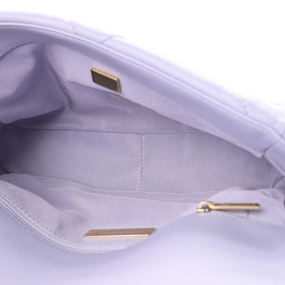 Chanel Lambskin Quilted Medium Chanel 19 Flap Light Purple 5 of 9