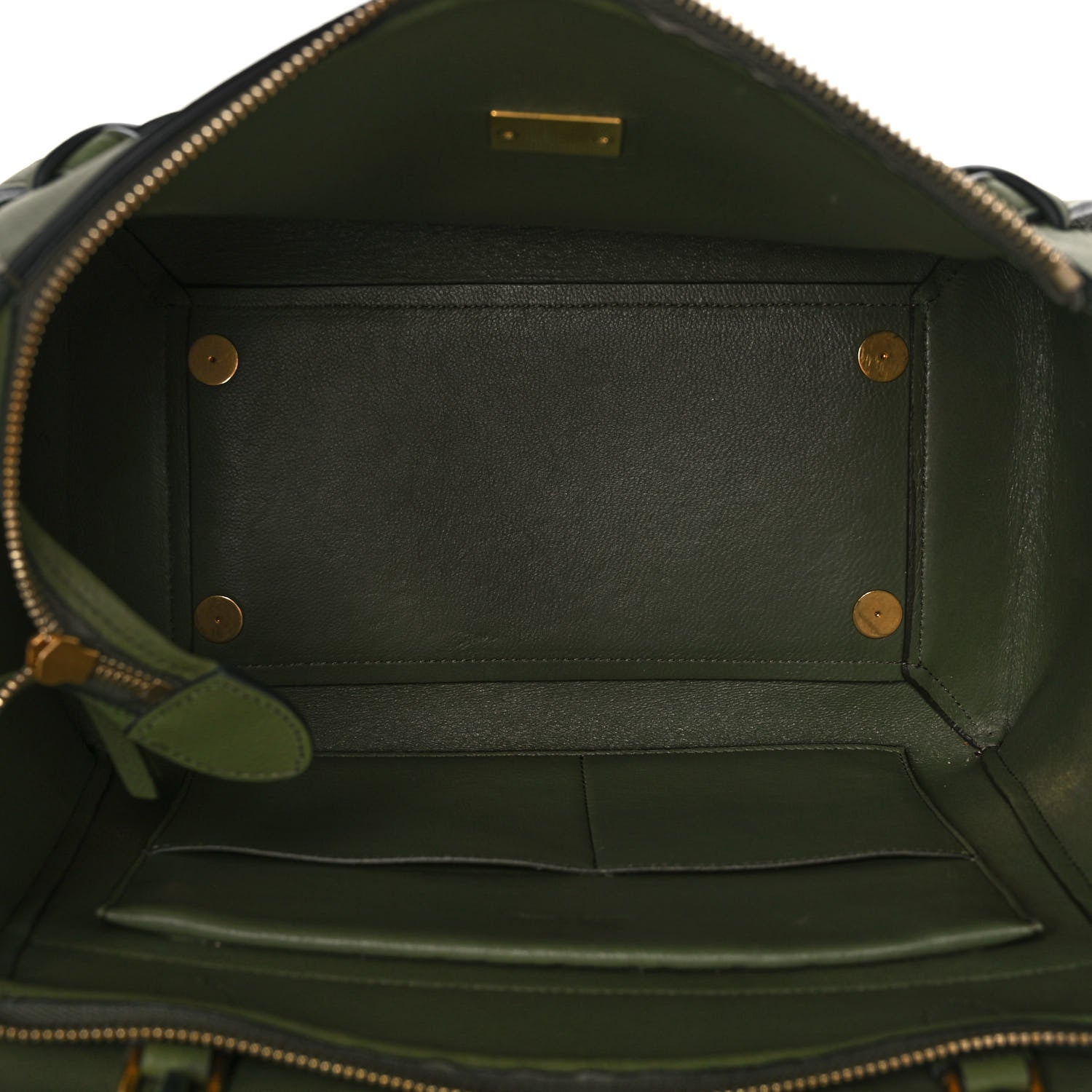 Celine Baby Grained Calfskin Mini Belt Bag Green 5 of 16