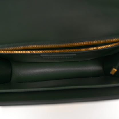 Christian Dior Smooth Calfskin 30 Montaigne Flap Bag Green 5 of 10