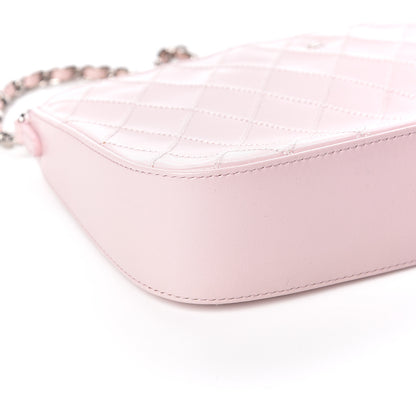 Chanel Lambskin Diamond Stitched Shoulder Bag Light Pink 8 of 11