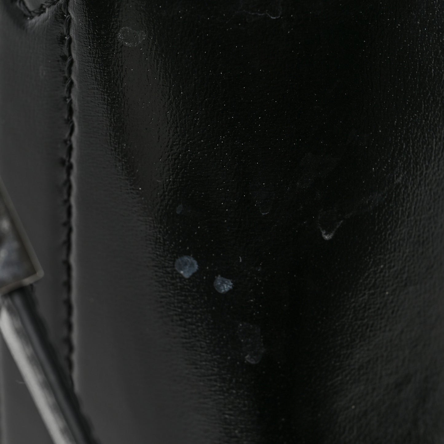 Shiny Lord Calfskin Medium Antigona Black