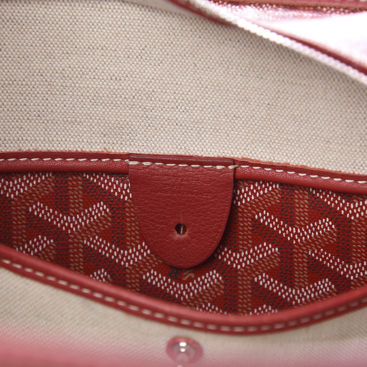 Goyard Goyardine Artois PM Red 6 of 19