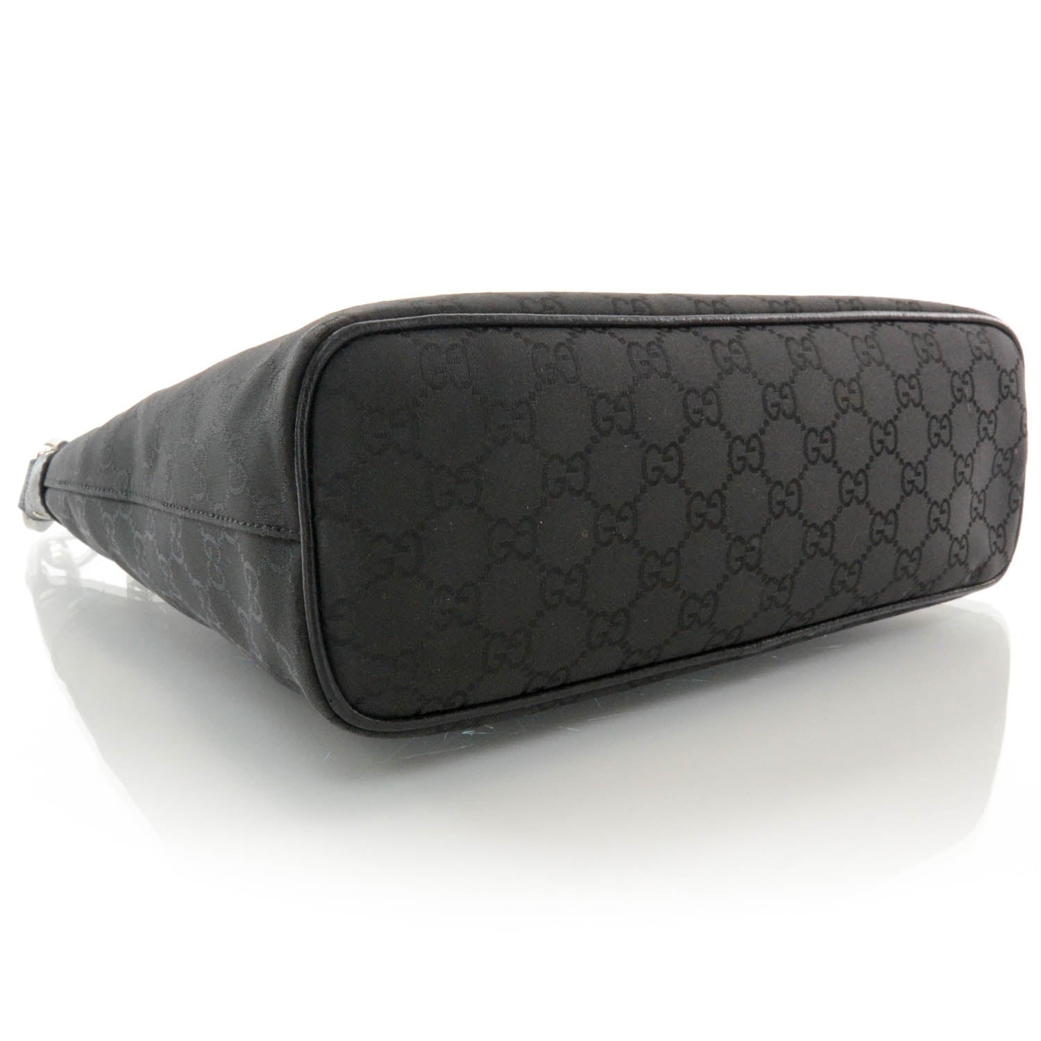 Gucci Nylon Monogram Small Hobo Black 4 of 8