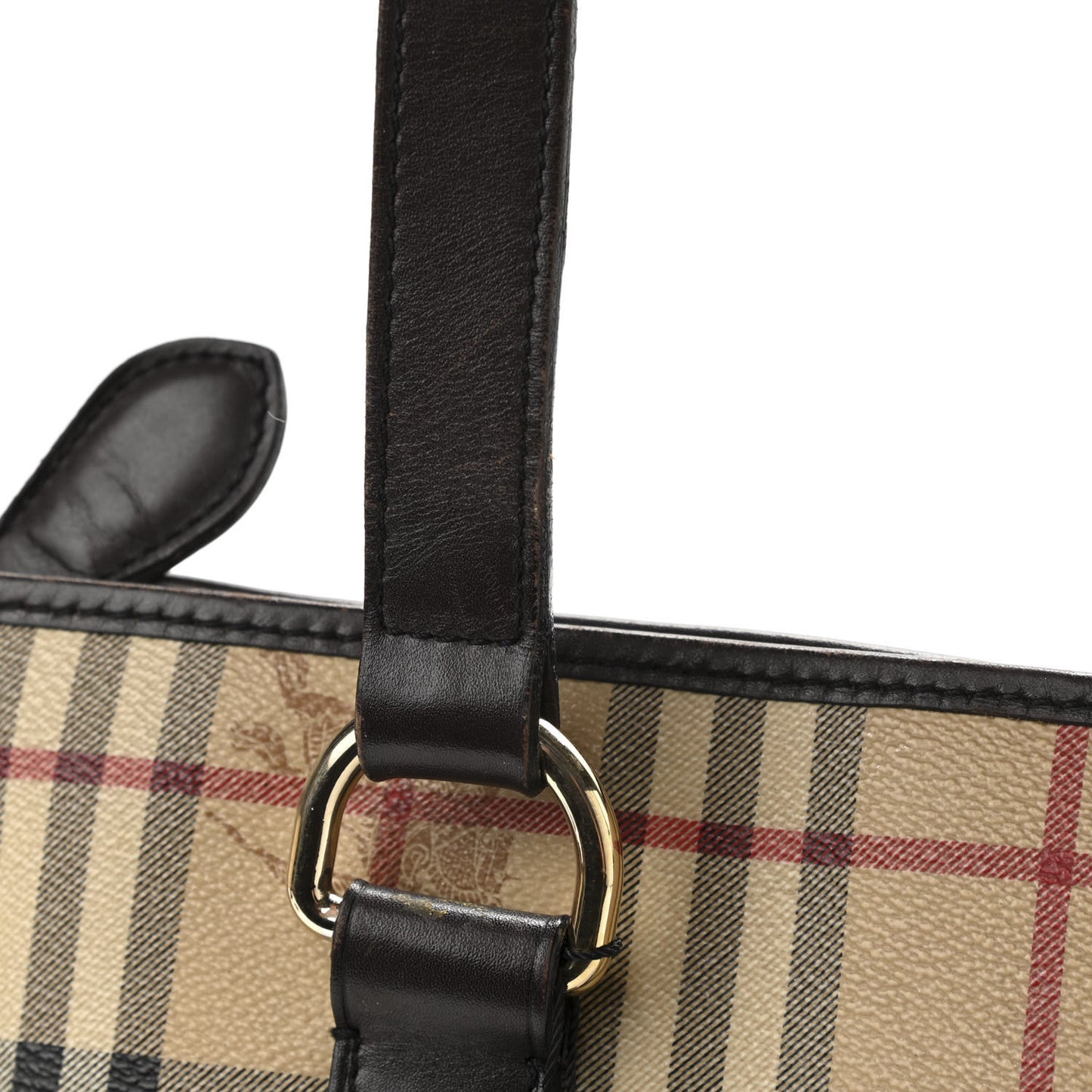 Haymarket Check Medium Regent Tote Chocolate