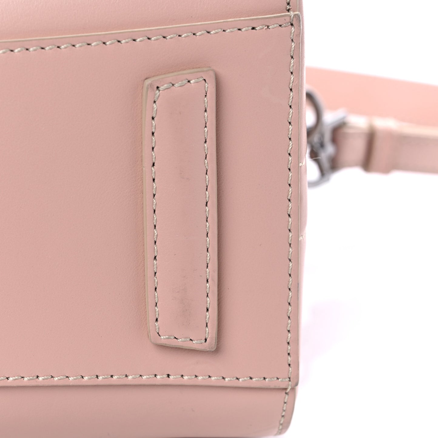 Metallic Calfskin Mini Antigona Light Pink