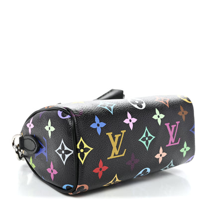 Louis Vuitton LV x TM Monogram Multicolor Nano Speedy Black 4 of 9