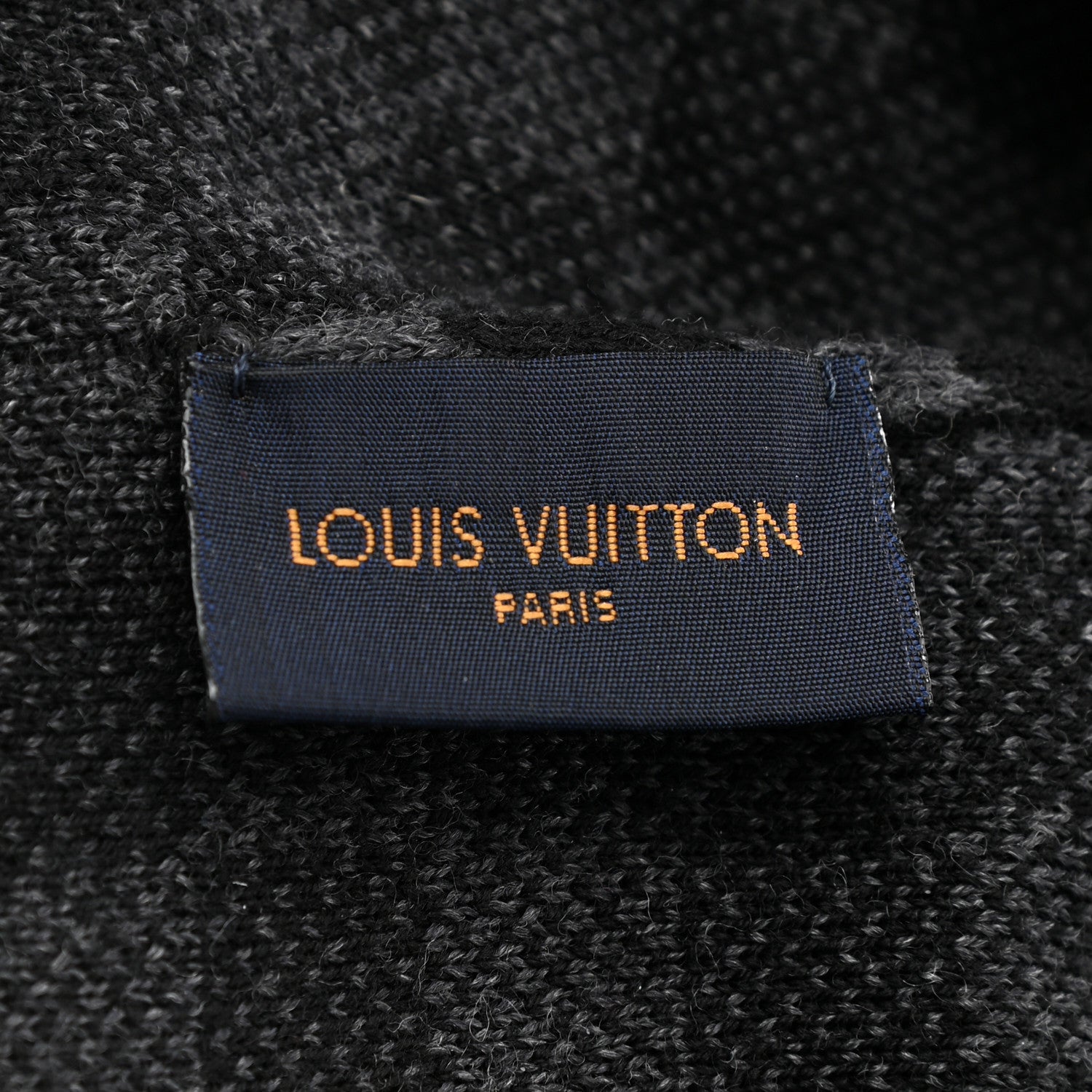 Louis Vuitton Wool Bonnet Petit Damier Graphite Beanie Hat 4 of 4