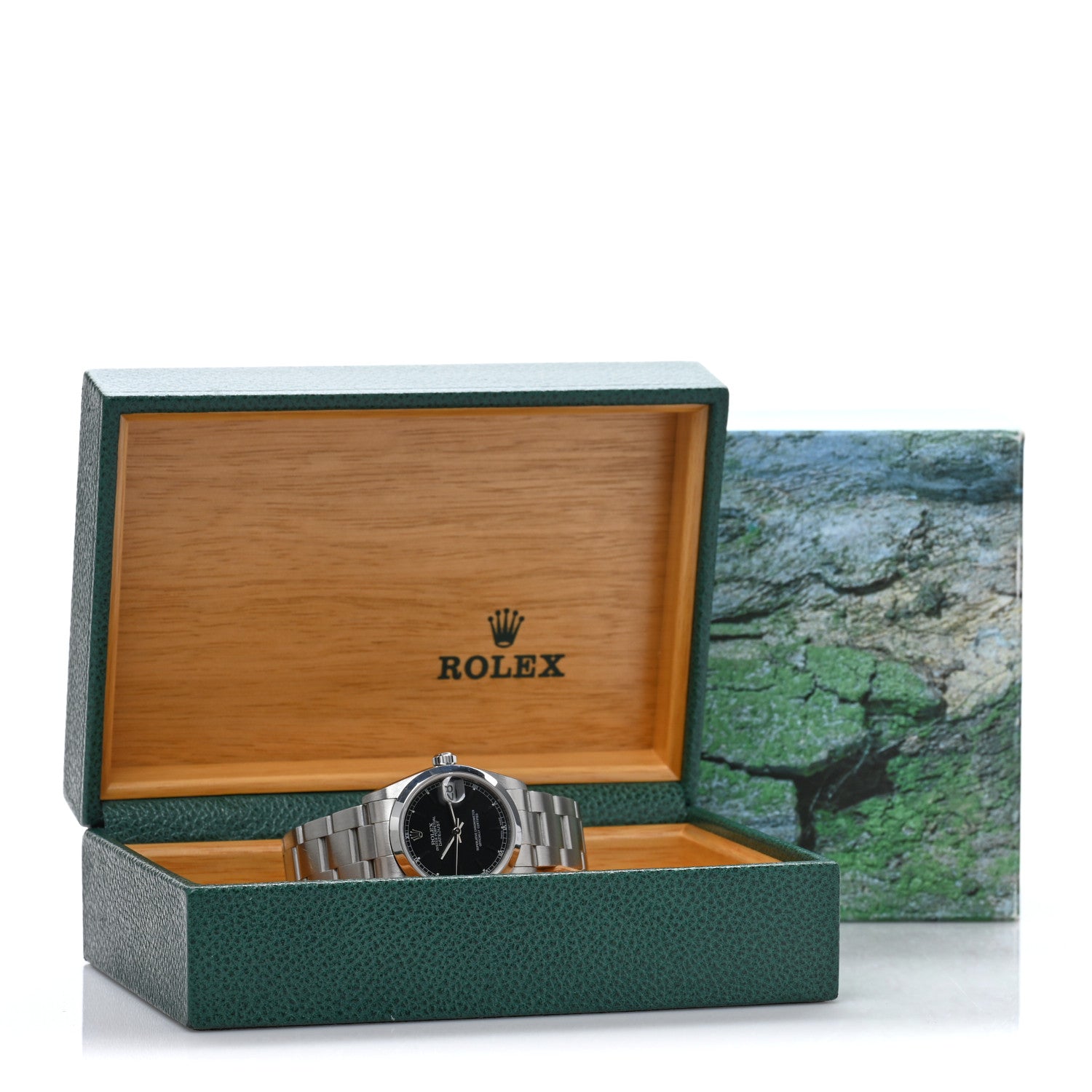 Rolex Stainless Steel 31mm Oyster Perpetual Datejust Watch Black 78240 5 of 5