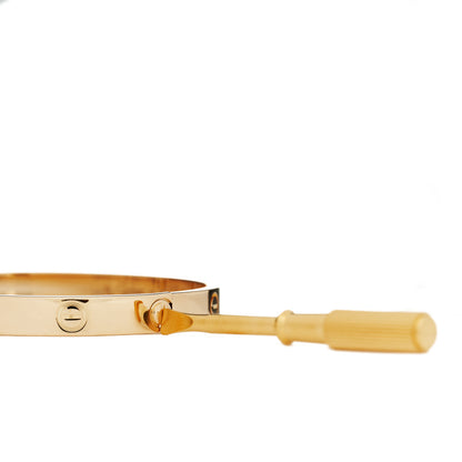 Cartier 18K Yellow Gold LOVE Bracelet 17 5 of 6