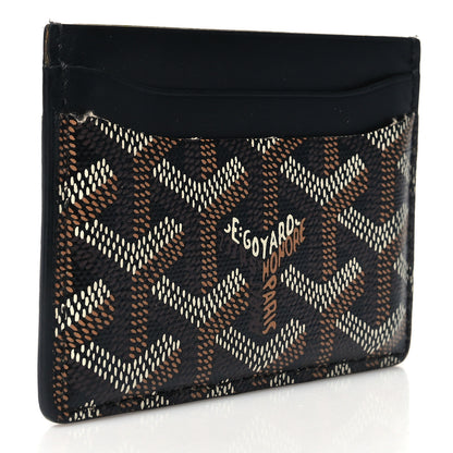Goyard Goyardine Saint Sulpice Card Holder Black 3 of 11