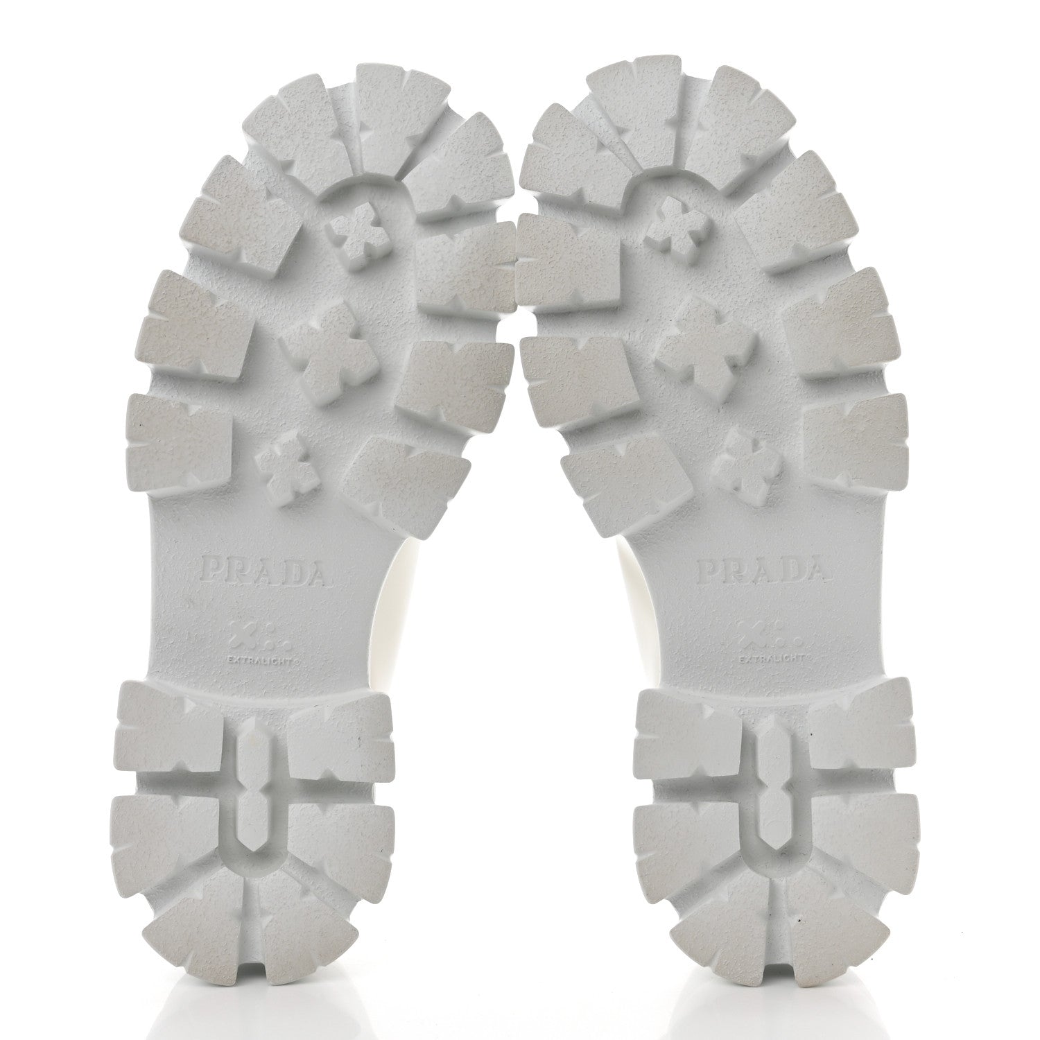 Prada Spazzolato Rois Monolith 55mm Derby Loafers 38.5 White 5 of 10