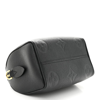 Louis Vuitton Empreinte Monogram Giant Speedy Bandouliere 20 Black 5 of 10
