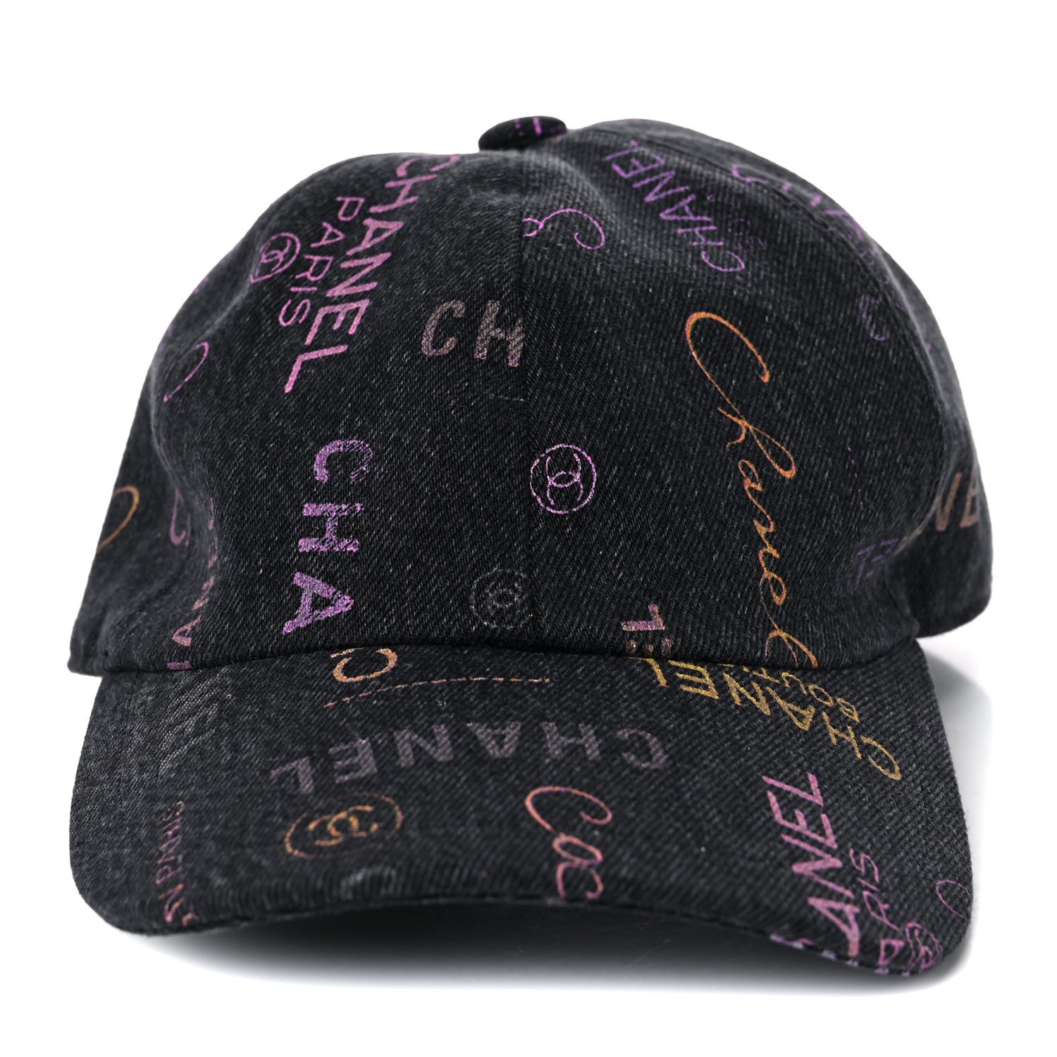 Chanel Denim Mood Cap Hat Black 5 of 7