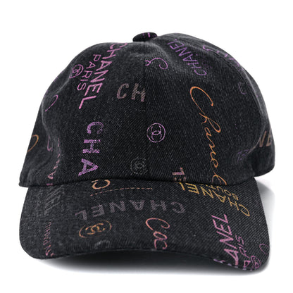 Chanel Denim Mood Cap Hat Black 5 of 7