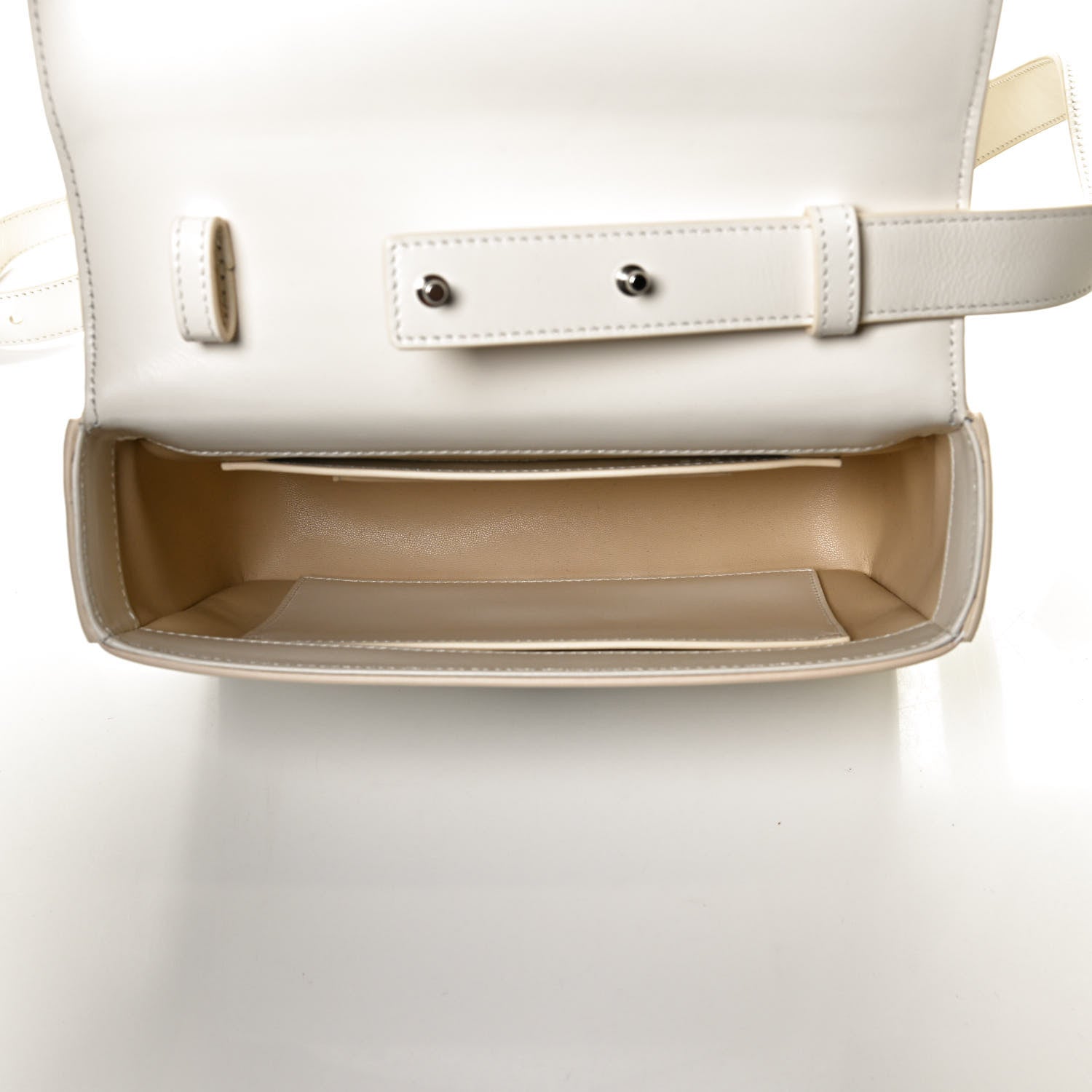 Givenchy Box Calfskin Medium 4G Shoulder Bag Ivory 5 of 14