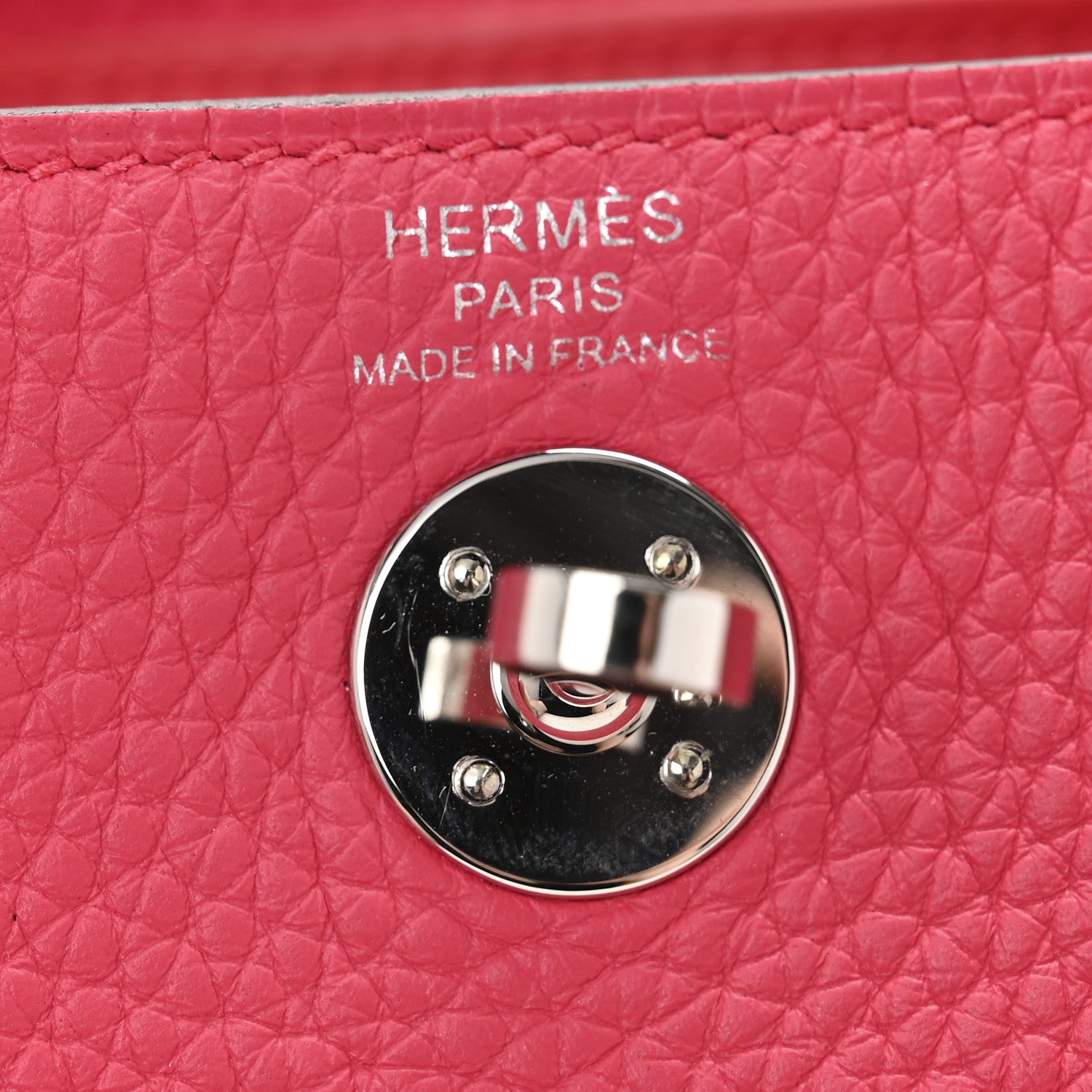 Hermes Taurillon Clemence Mini Lindy 20 Rose Extreme 6 of 12