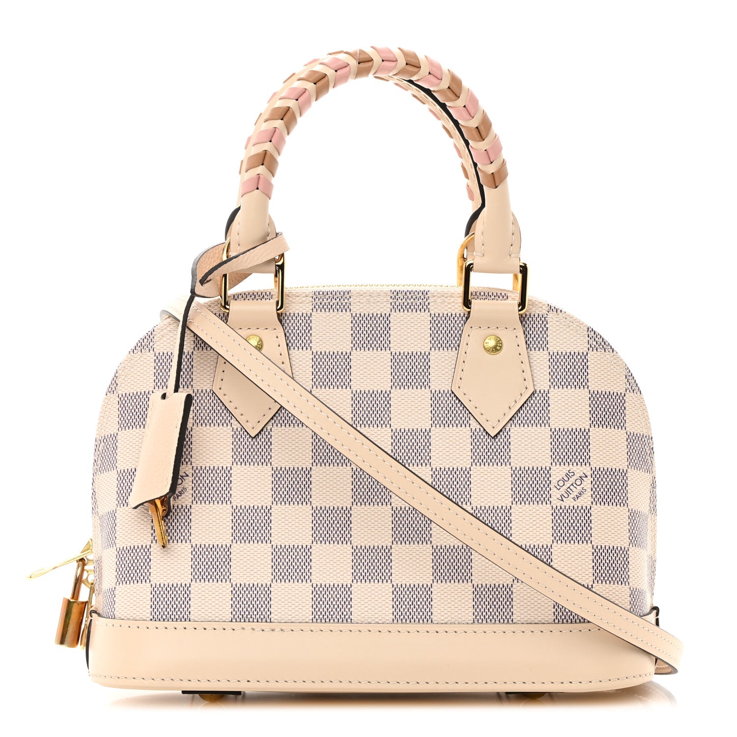 Louis Vuitton Damier Azur Braided Alma BB 1 of 12