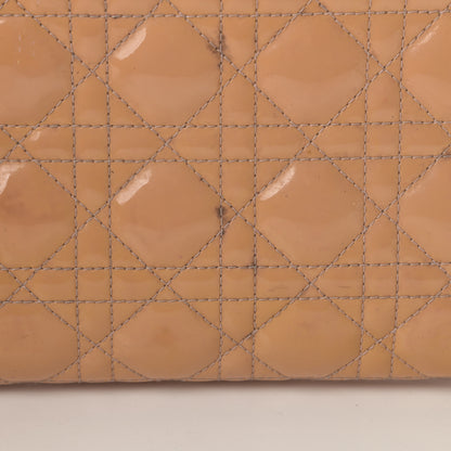 Christian Dior Patent Cannage Large Lady Dior Beige 18 of 19