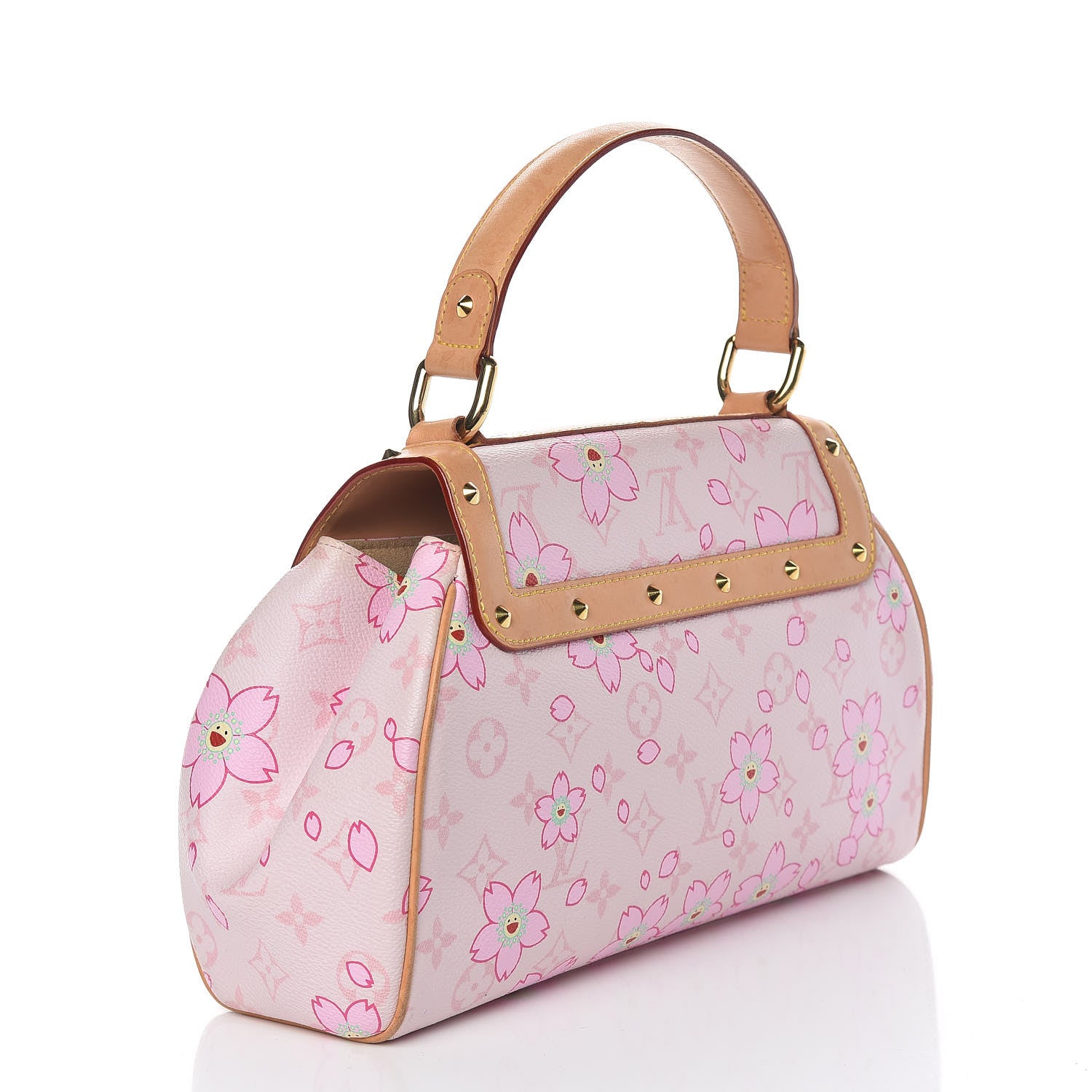 Louis Vuitton Monogram Cherry Blossom Sac Retro Pink 3 of 15