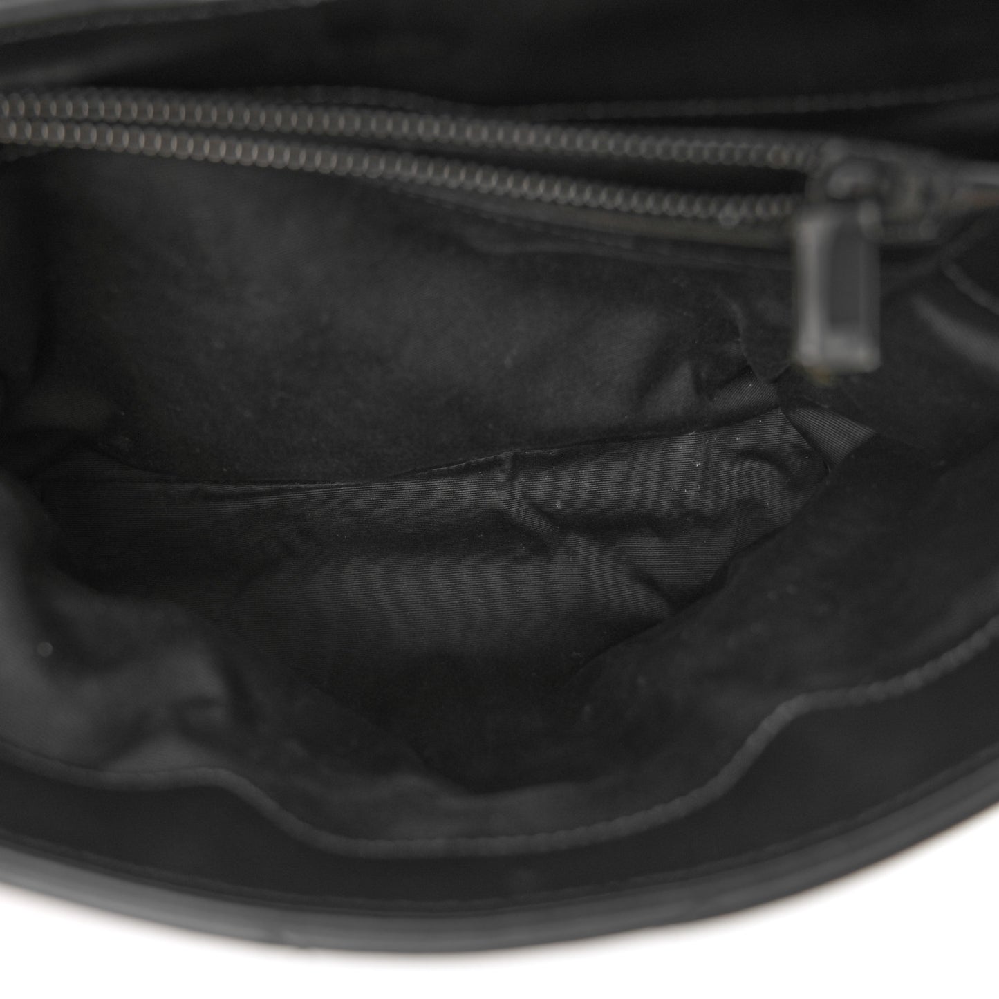Calfskin Y Quilted Monogram Monochrome Medium Loulou Chain Satchel Black