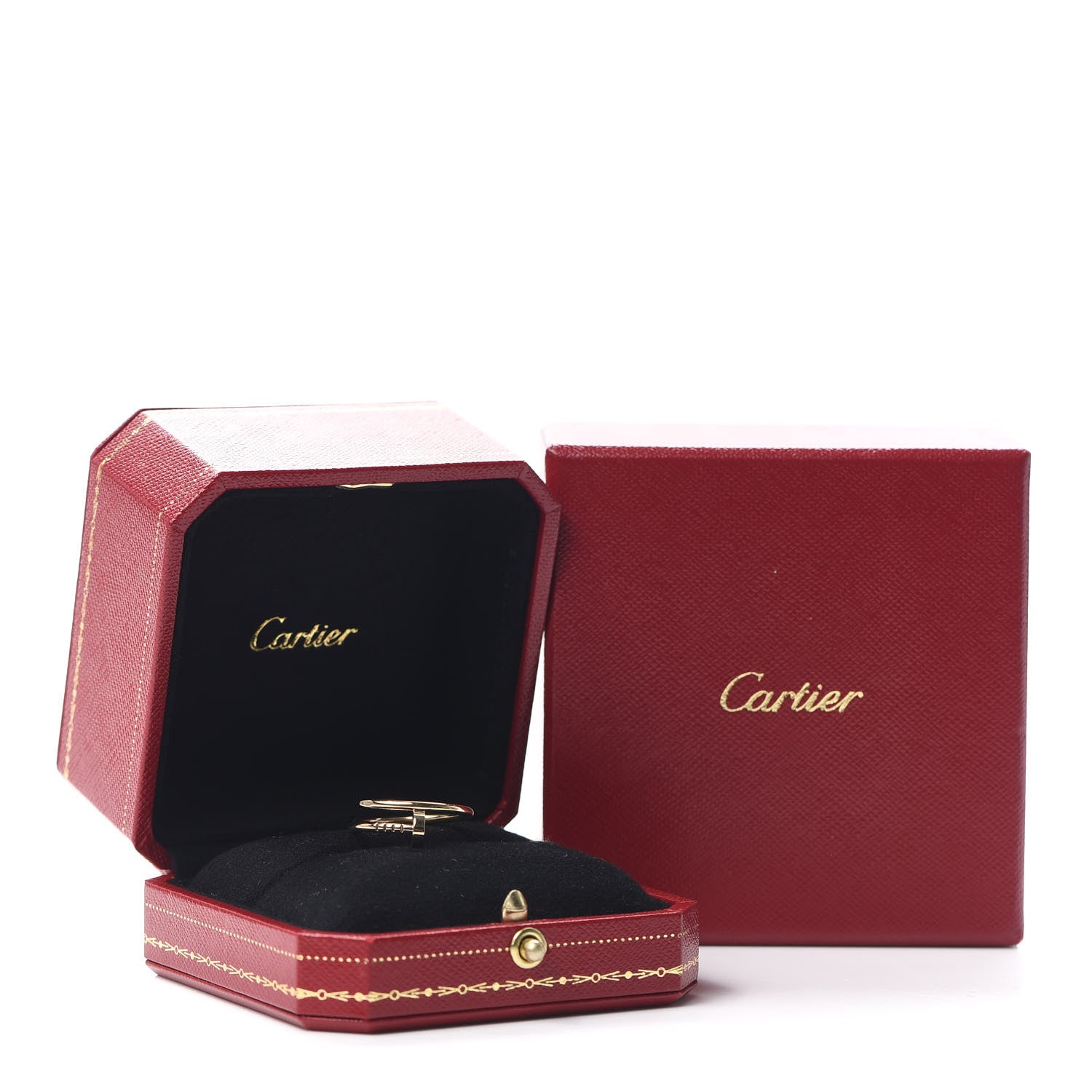 Cartier 18K Yellow Gold Small Juste Un Clou Ring 53 6.25 5 of 5