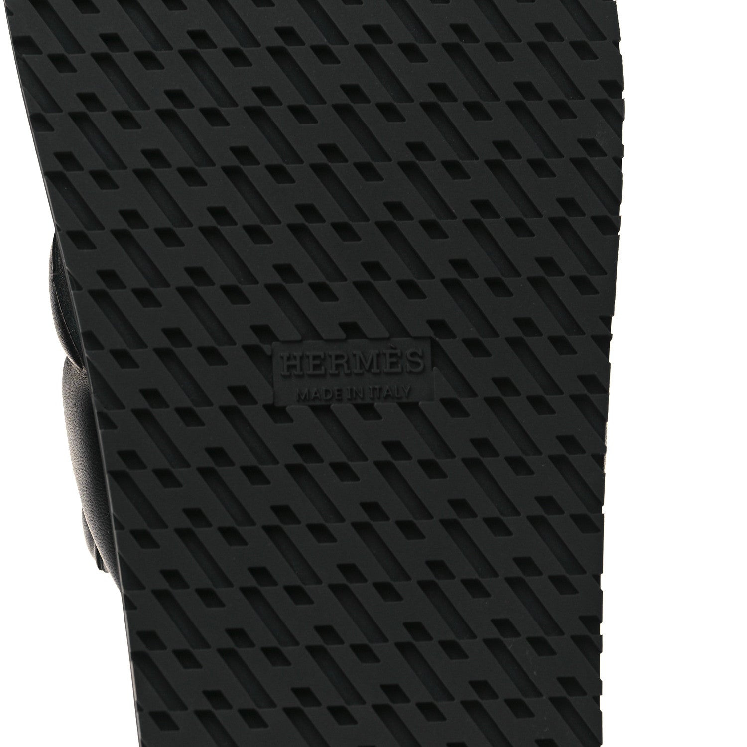 Hermes Nappa Extra Sandals 39 Black 6 of 9