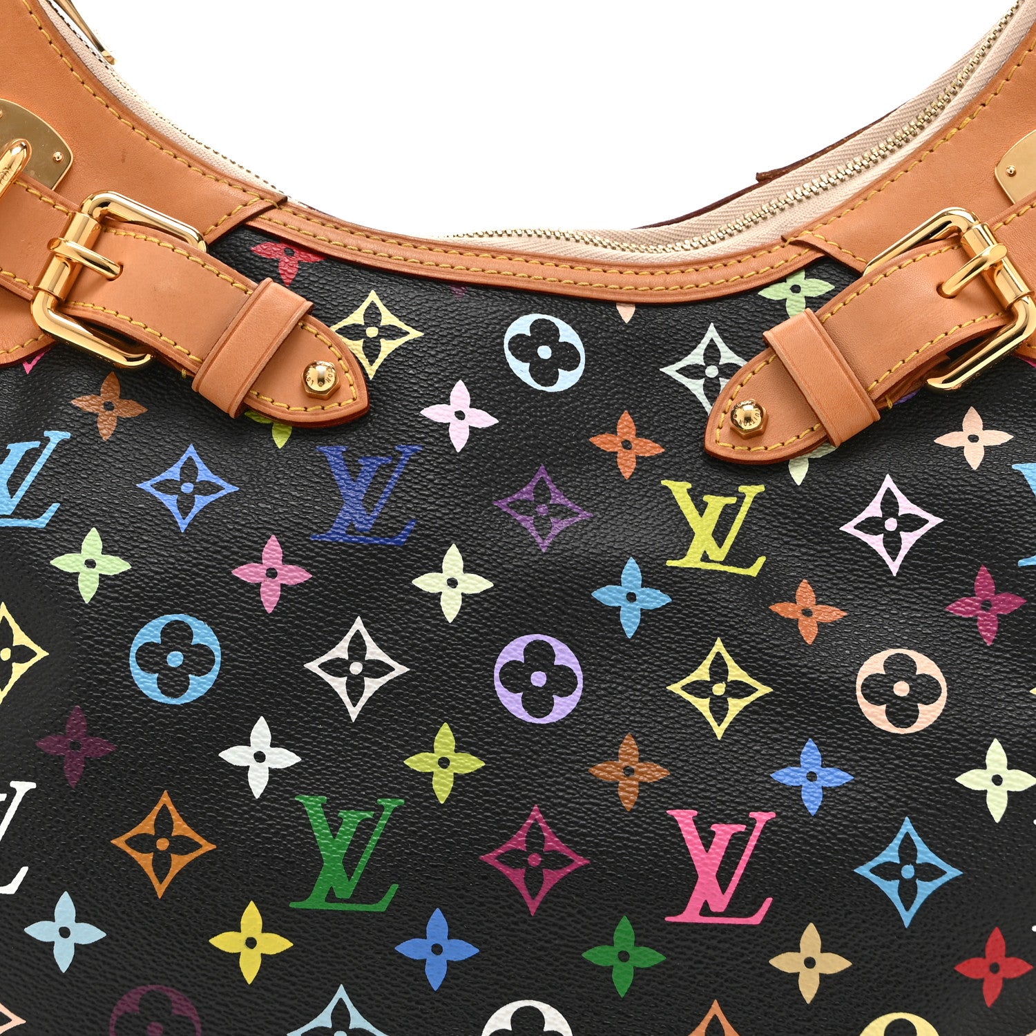 Louis Vuitton Monogram Multicolor Greta Black 8 of 10