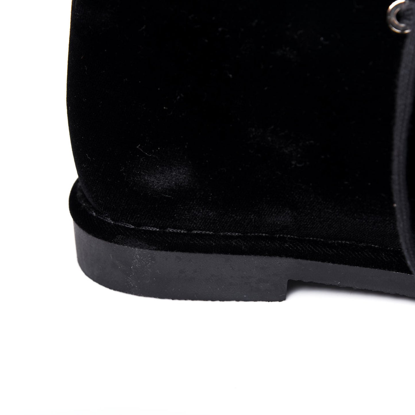 Velvet CC Lace Up Boots 36.5 Black