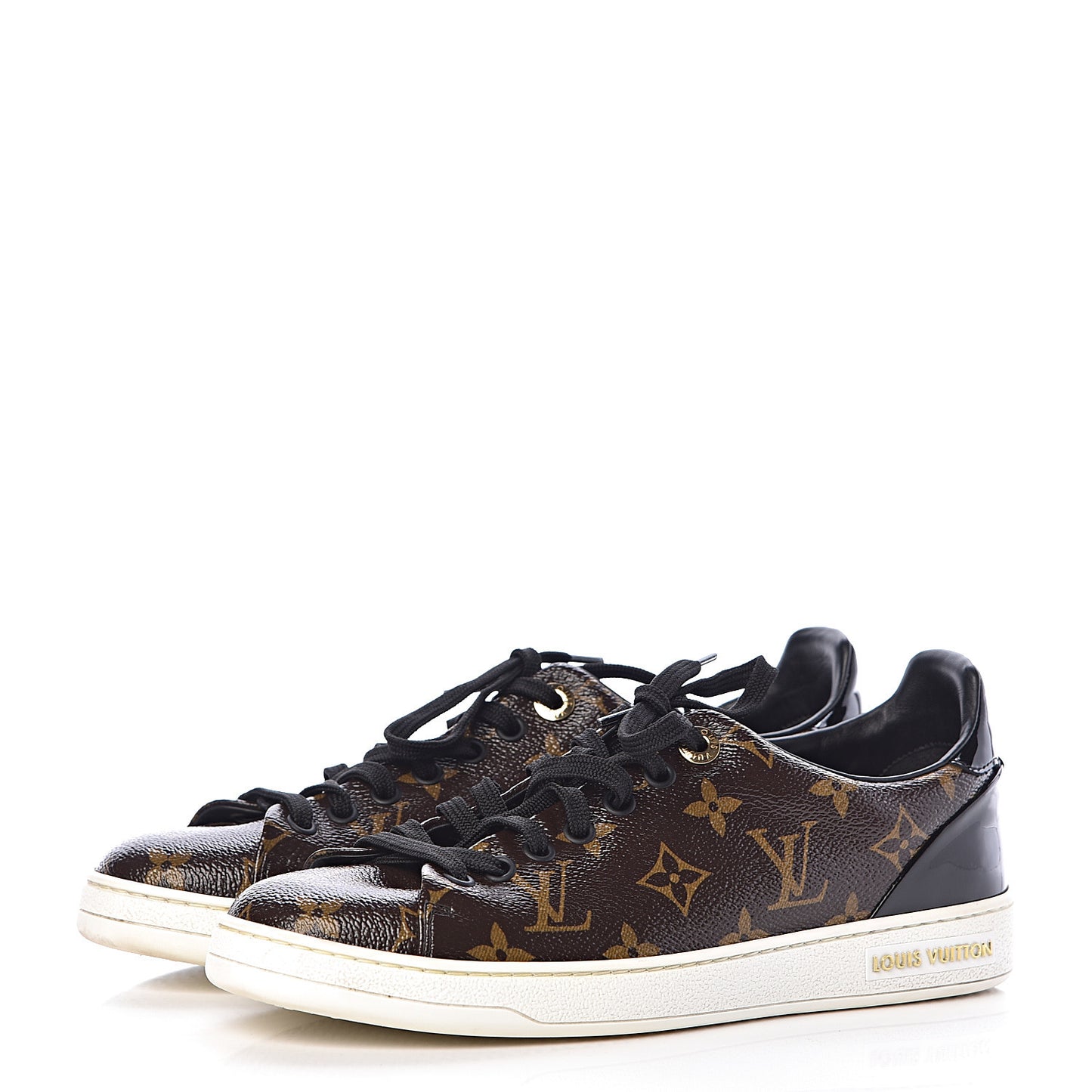 Patent Monogram Frontrow Sneakers 38