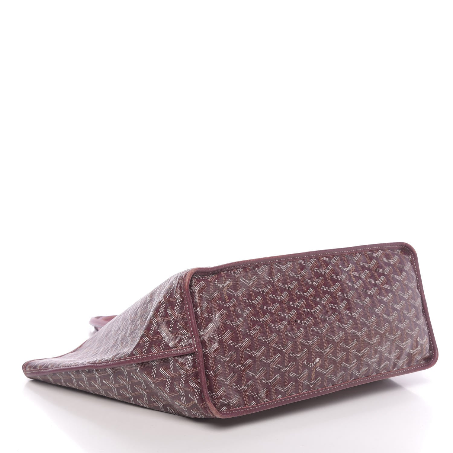 Goyard Goyardine Reversible Anjou PM Burgundy 7 of 22