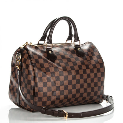 Louis Vuitton Damier Ebene Speedy Bandouliere 30 3 of 7