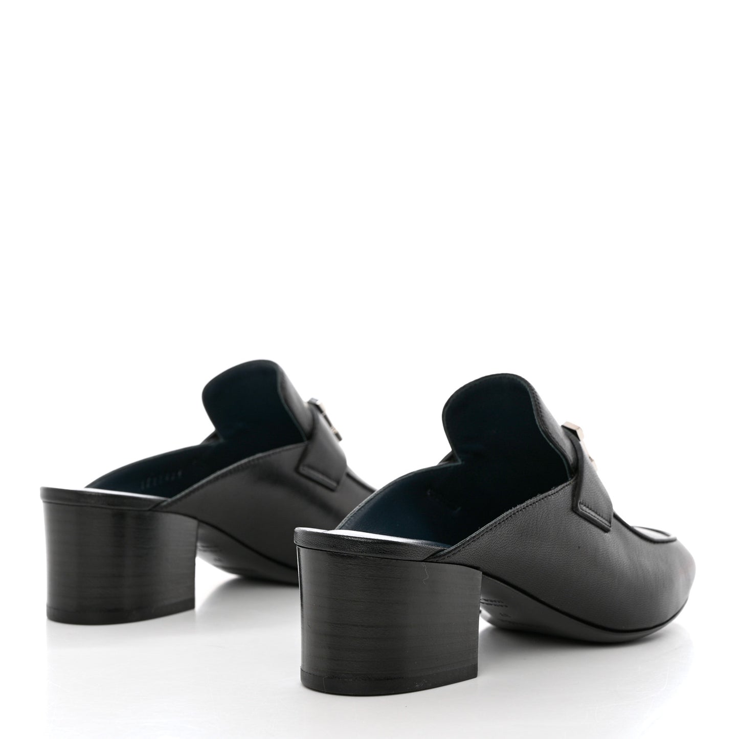 Goatskin Paradis Mules 37 Black