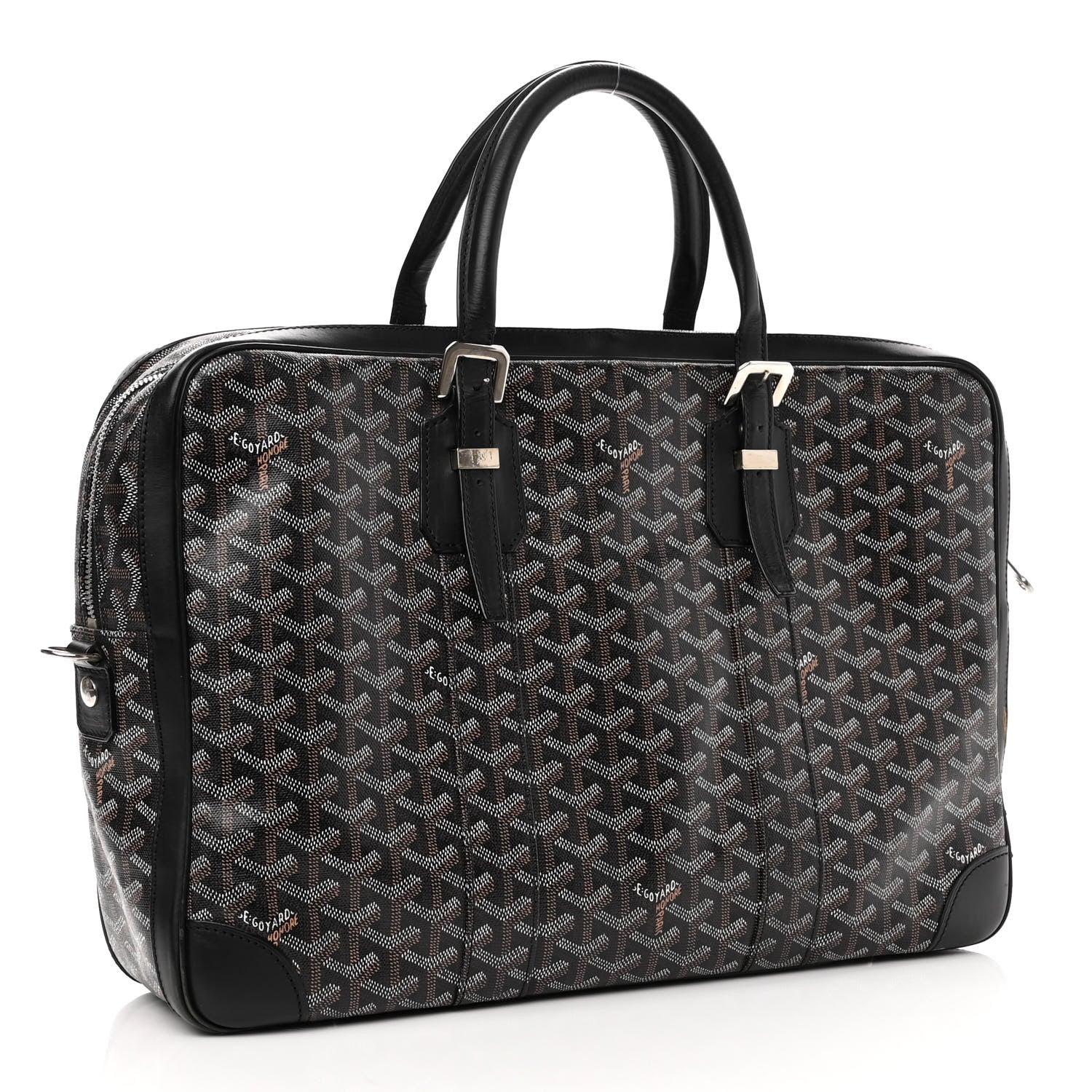 Goyard Goyardine Ambassade MM Briefcase Black 3 of 10