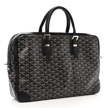 Goyard Goyardine Ambassade MM Briefcase Black 3 of 10