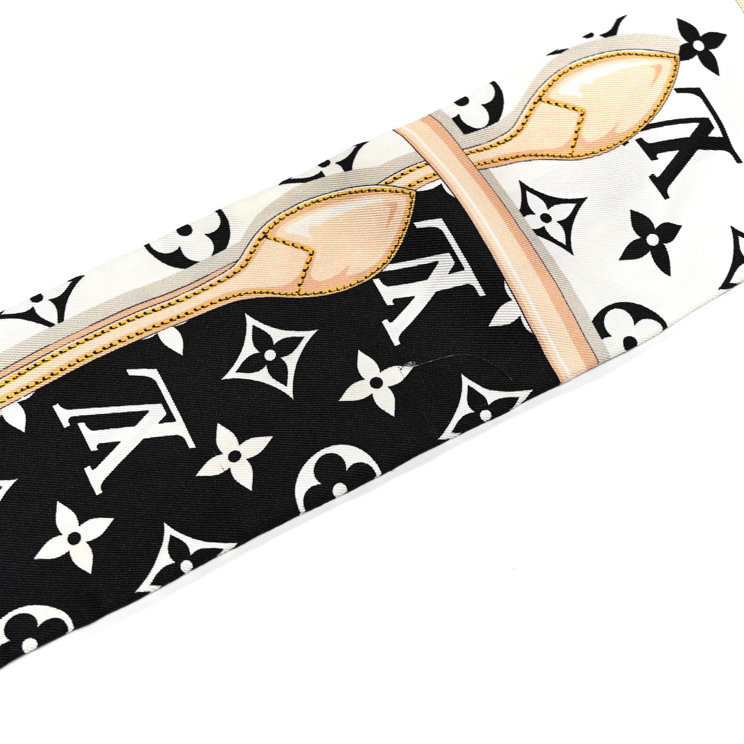 Louis Vuitton Silk Monogram Confidential Bandeau Black 5 of 5