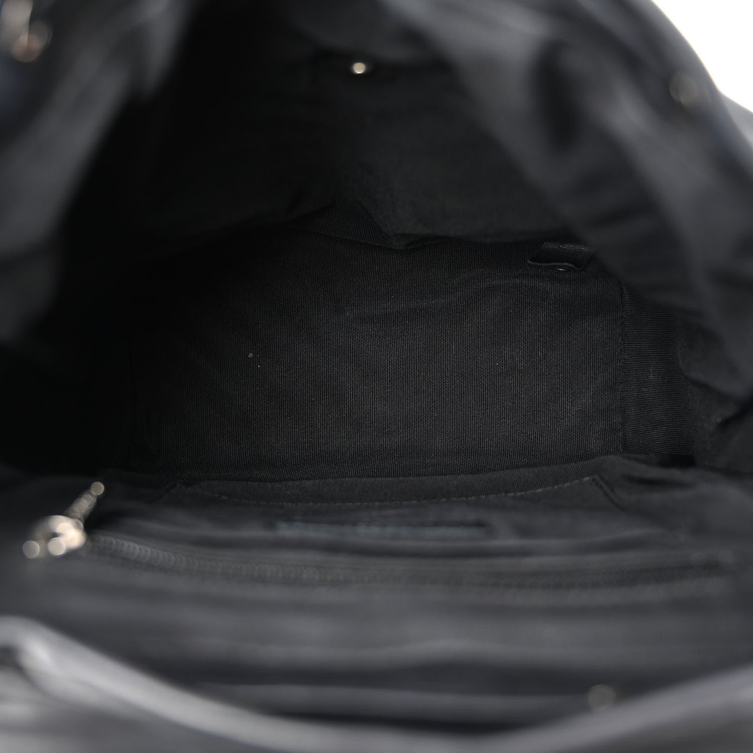 Chanel Calfskin Chevron Quilted Small Urban Spirit Backpack Black 5 of 10