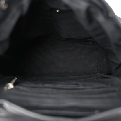 Chanel Calfskin Chevron Quilted Small Urban Spirit Backpack Black 5 of 10