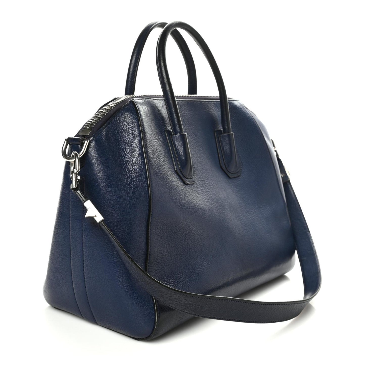 Sugar Goatskin Medium Antigona Navy