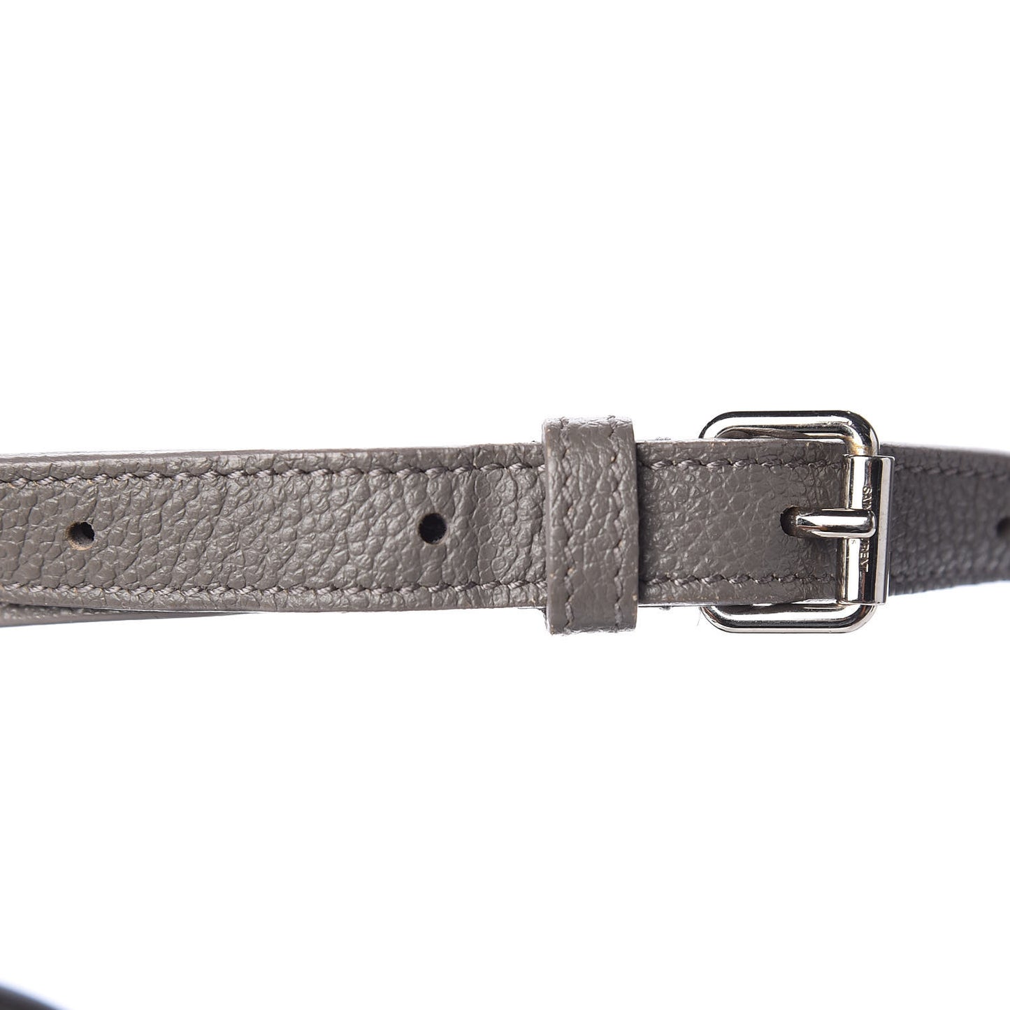 Grained Calfskin Nano Sac De Jour Fog