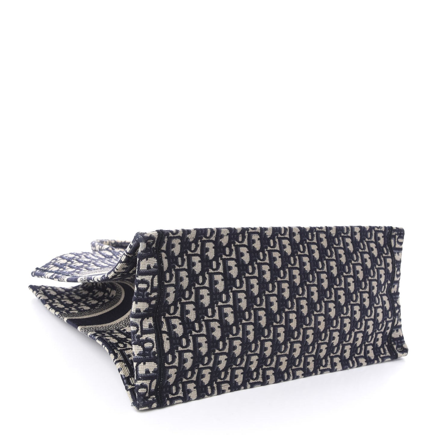 Oblique Book Tote Blue Multicolor