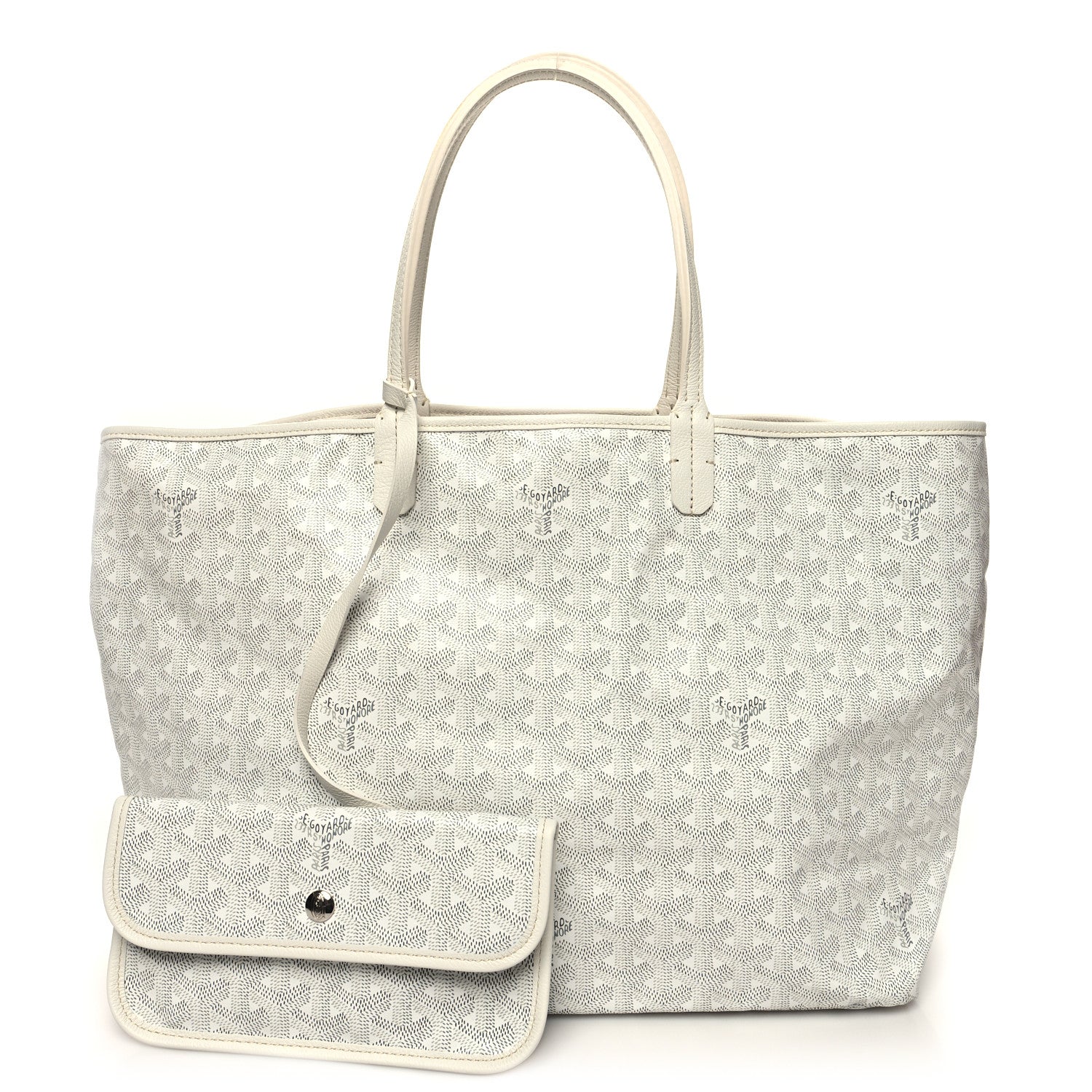 Goyard Goyardine Saint Louis PM White 1 of 11