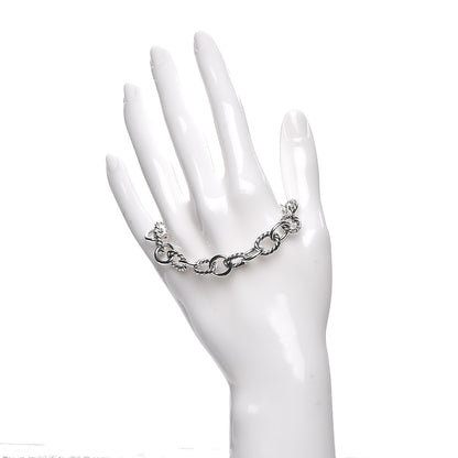 David Yurman Sterling Silver 10mm Medium Oval Link Bracelet 2 of 7
