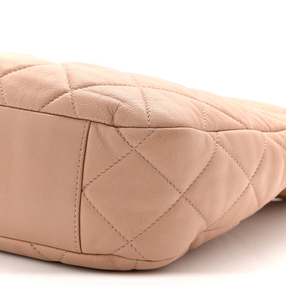 Chanel Lambskin Quilted Large CC Funky Town Hobo Beige 10 of 10