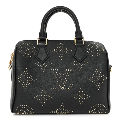 Louis Vuitton Empreinte Monogram Giant Studded Speedy Bandouliere 25 Black 1 of 9