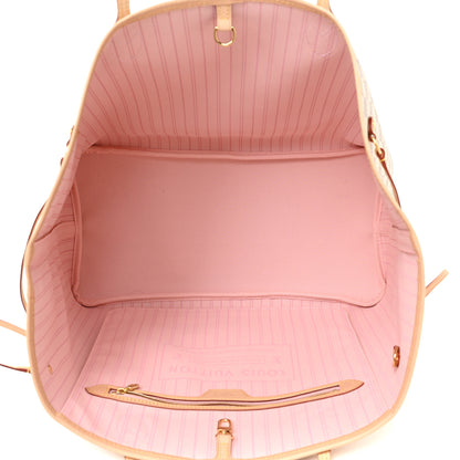 Louis Vuitton Damier Azur Neo Neverfull GM Rose Ballerine 6 of 10
