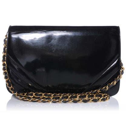Chanel Patent Small Single Flap Black 3 of 9